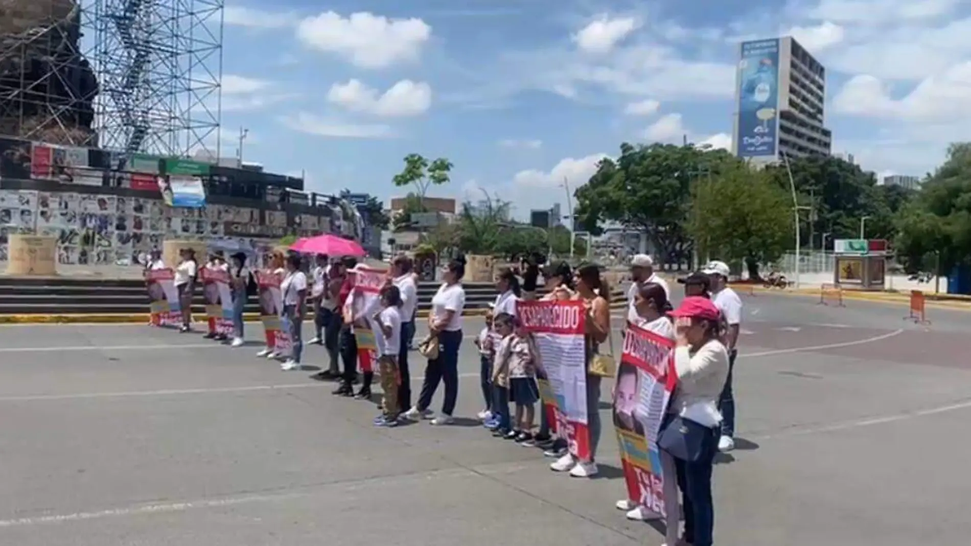 Manifestación por la desaparición de César Ismael de Jesús Ortega